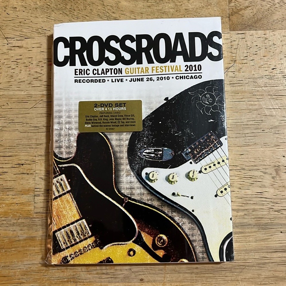 CrossRoads Eric Clapton Guitar Festival 2010 DVD Sealed